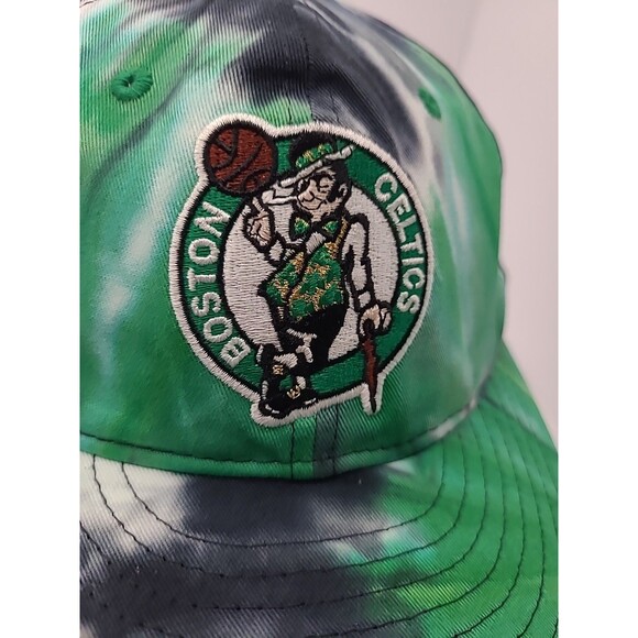 New Era BOSTON CELTICS Retro Crown Marbled Tie Dye 9FIFTY NBA Snapback Cap Hat - Picture 2 of 8